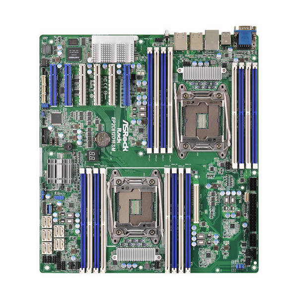 Asrock Rack MB-EP2C16S Dual LGA2011-v3/Intel C612/DDR4/SATA3&USB 3.0/V&2GbE/SSI EP2C612D16SM